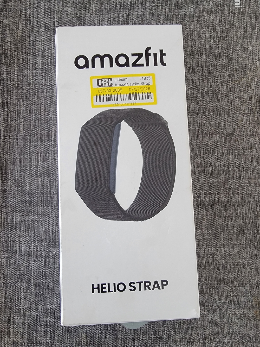 Amazfit Helio Strap Tracker, Black